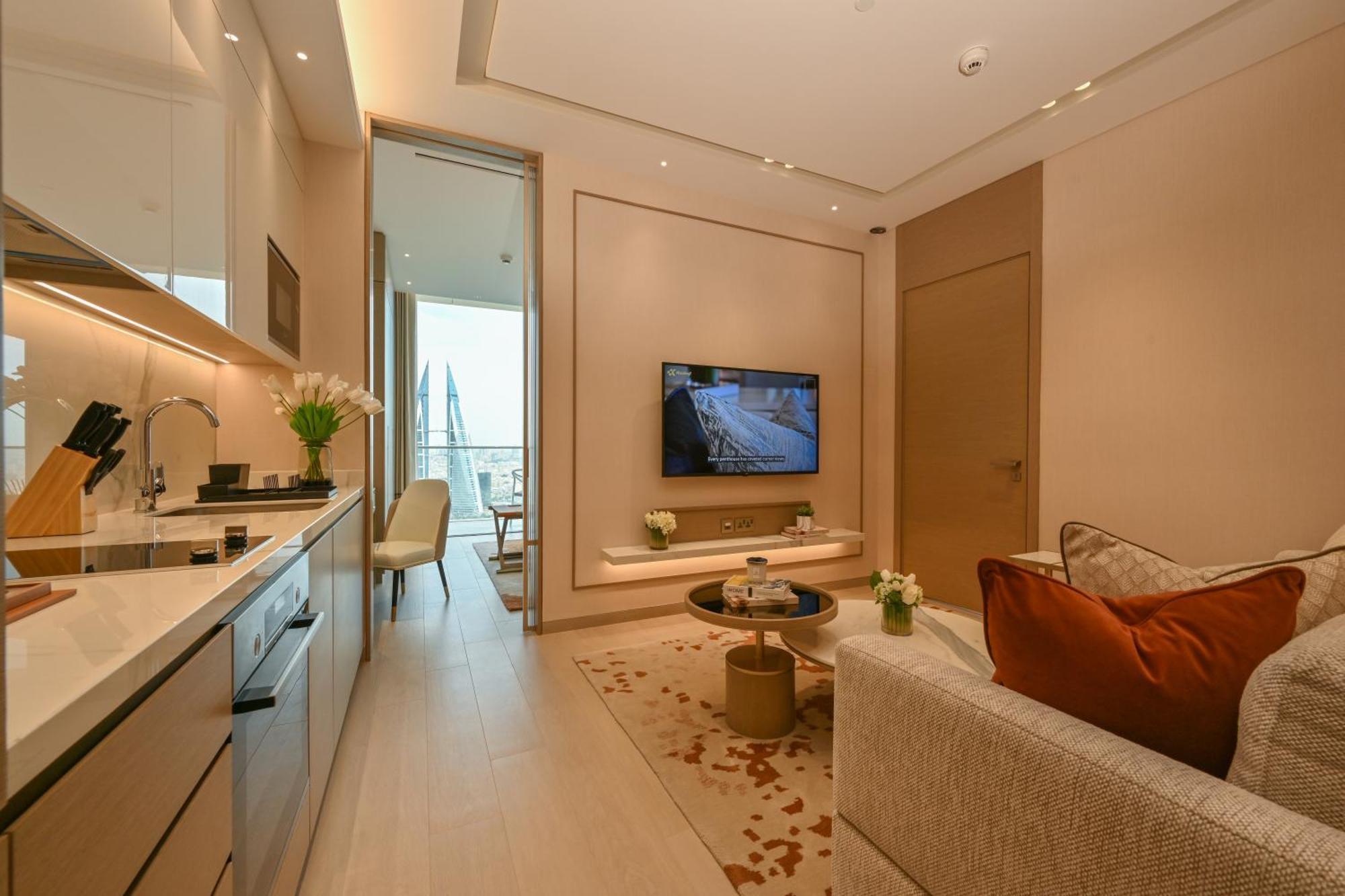 فندق Onyx Rotana المنامة المظهر الخارجي الصورة Interior of a typical apartment